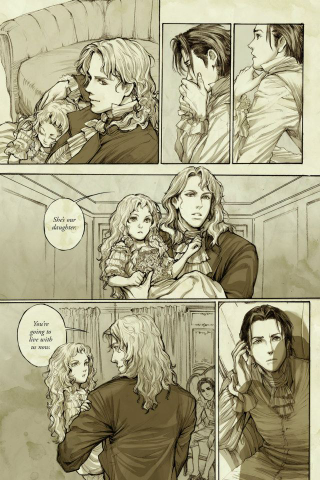 Illustration for article titled Anne Rice confirms that the vampires Louis and Lestat are a same-sex couple with a child